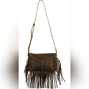 NWT! Myra Leather Bag w/Fringe